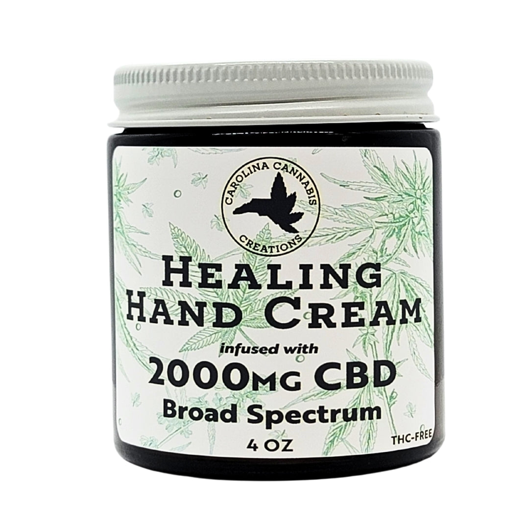 CBD Hand & Foot Cream | 2000mg CBD | Carolina Cannabis Creations