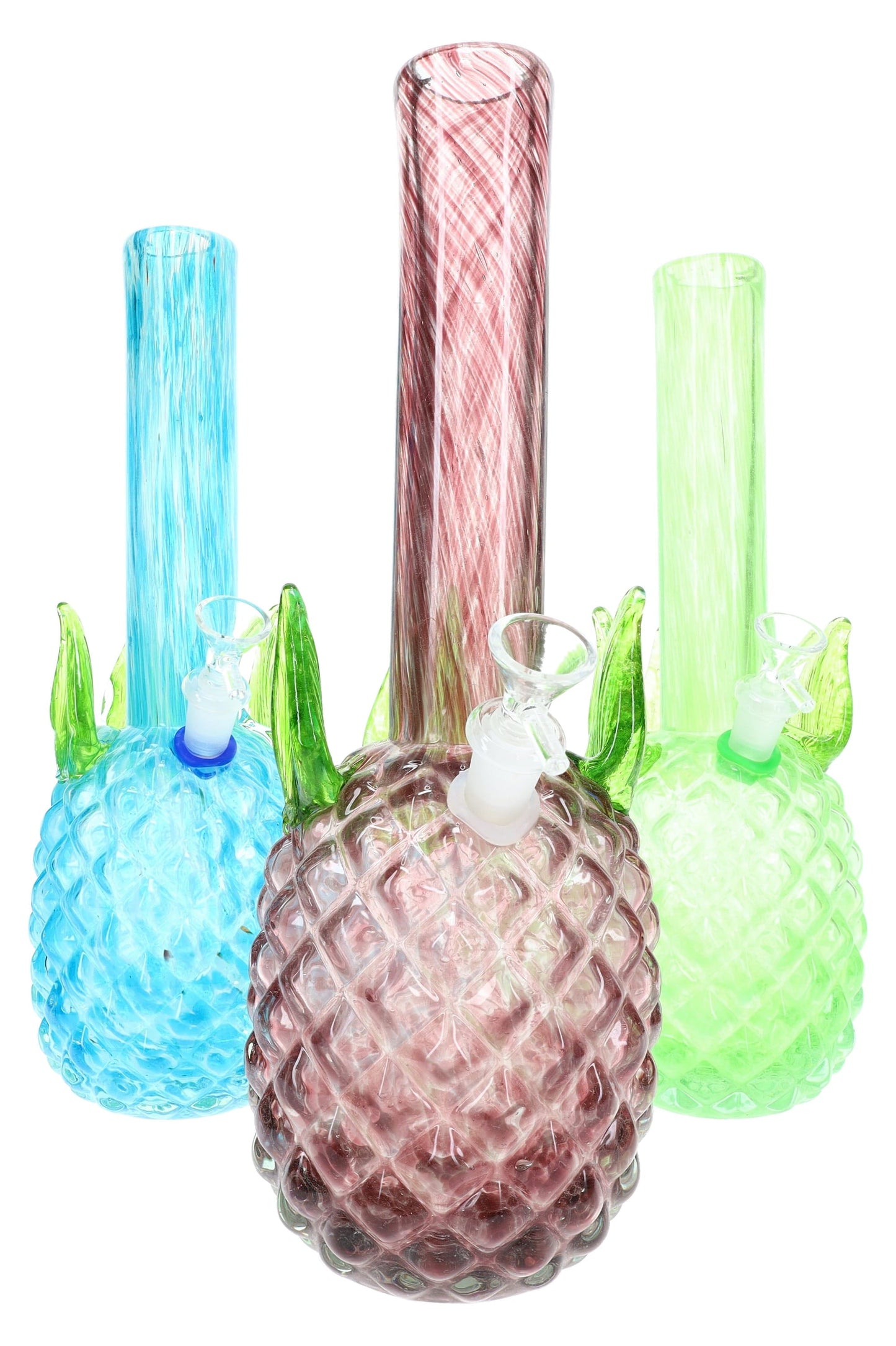 Soft Glass Pineapple Bong “Tropic Twist” – Assorted Colors