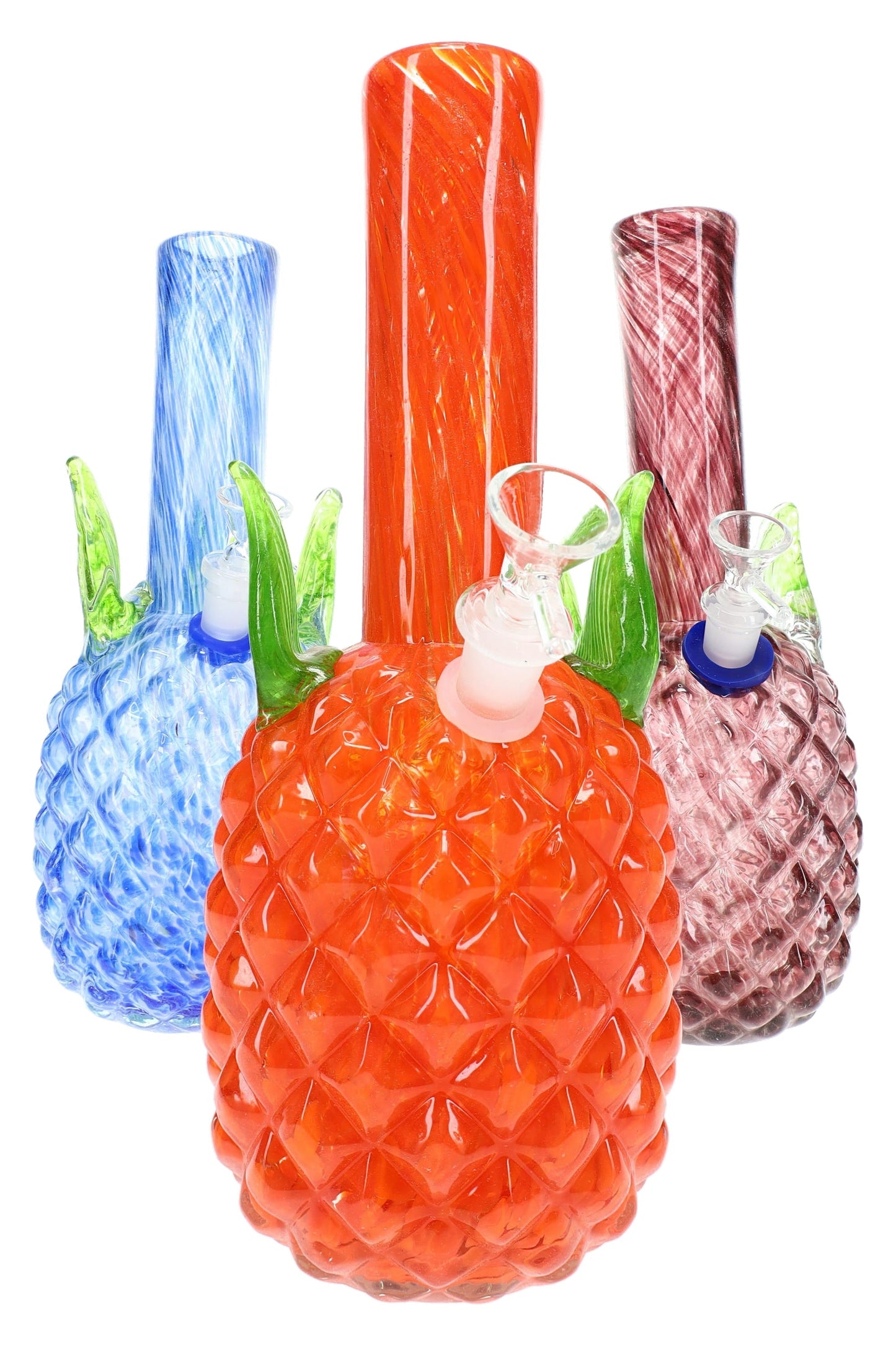 Soft Glass Pineapple Bong “Tropic Twist” – Assorted Colors
