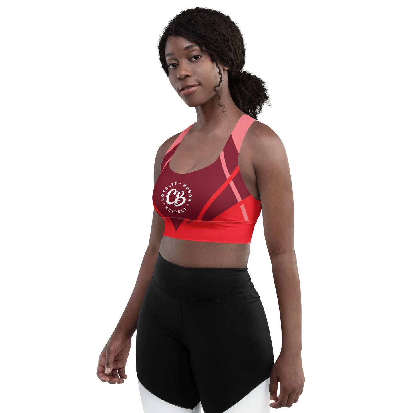 CB Logo Longline sports bra