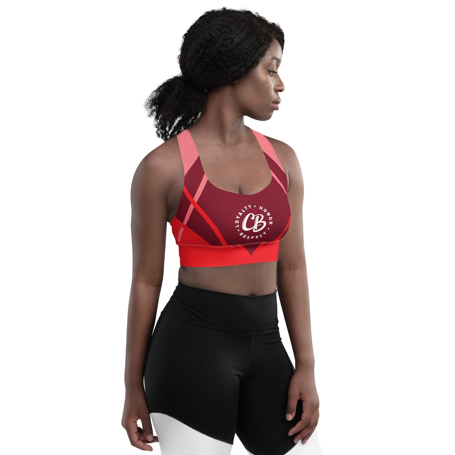 CB Logo Longline sports bra