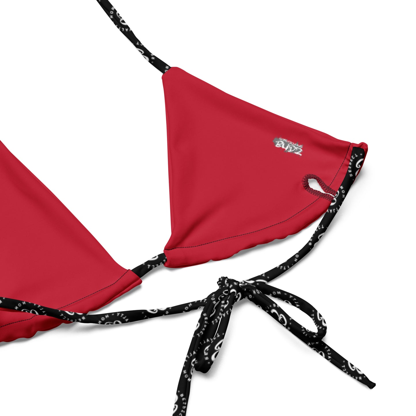 CB Logo All-over print string bikini