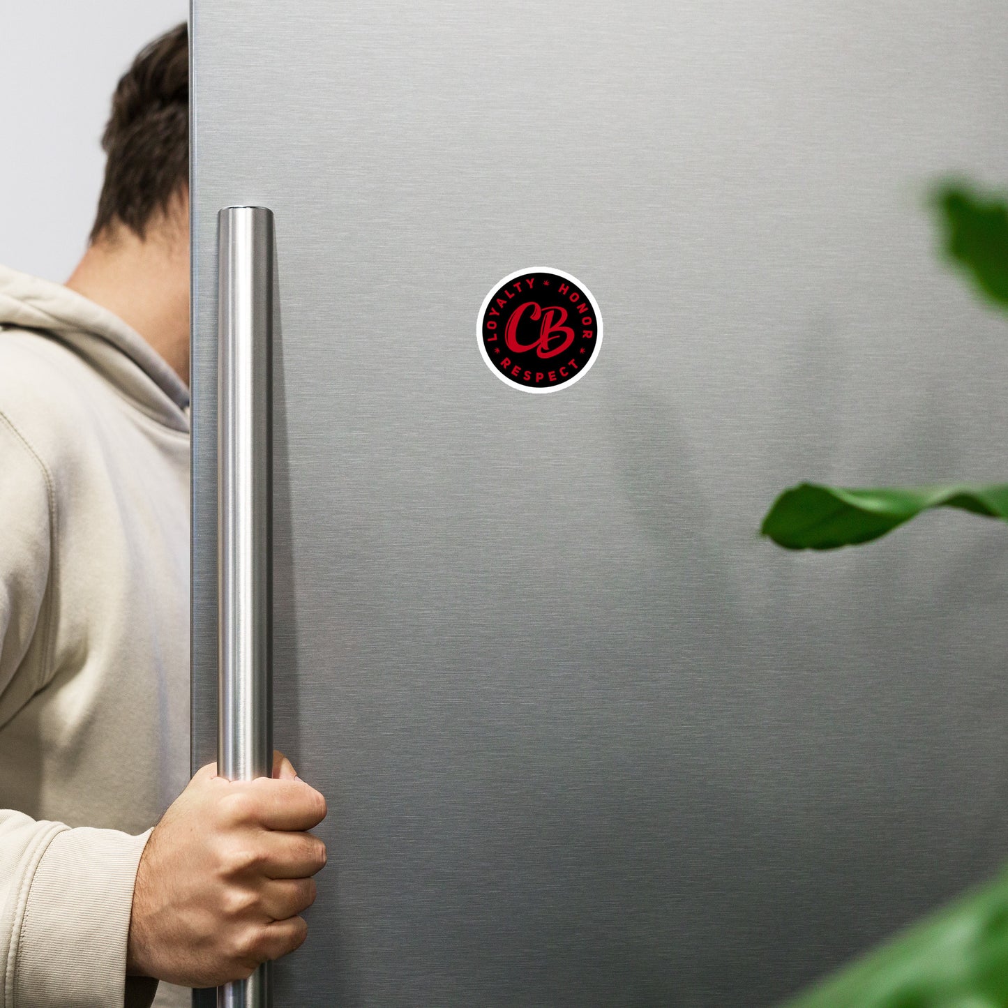 Red/Black CB Magnet