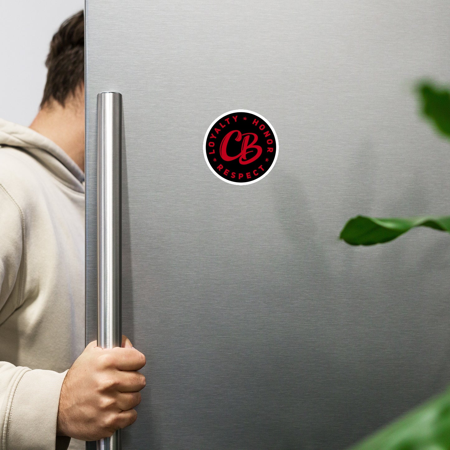 Red/Black CB Magnet