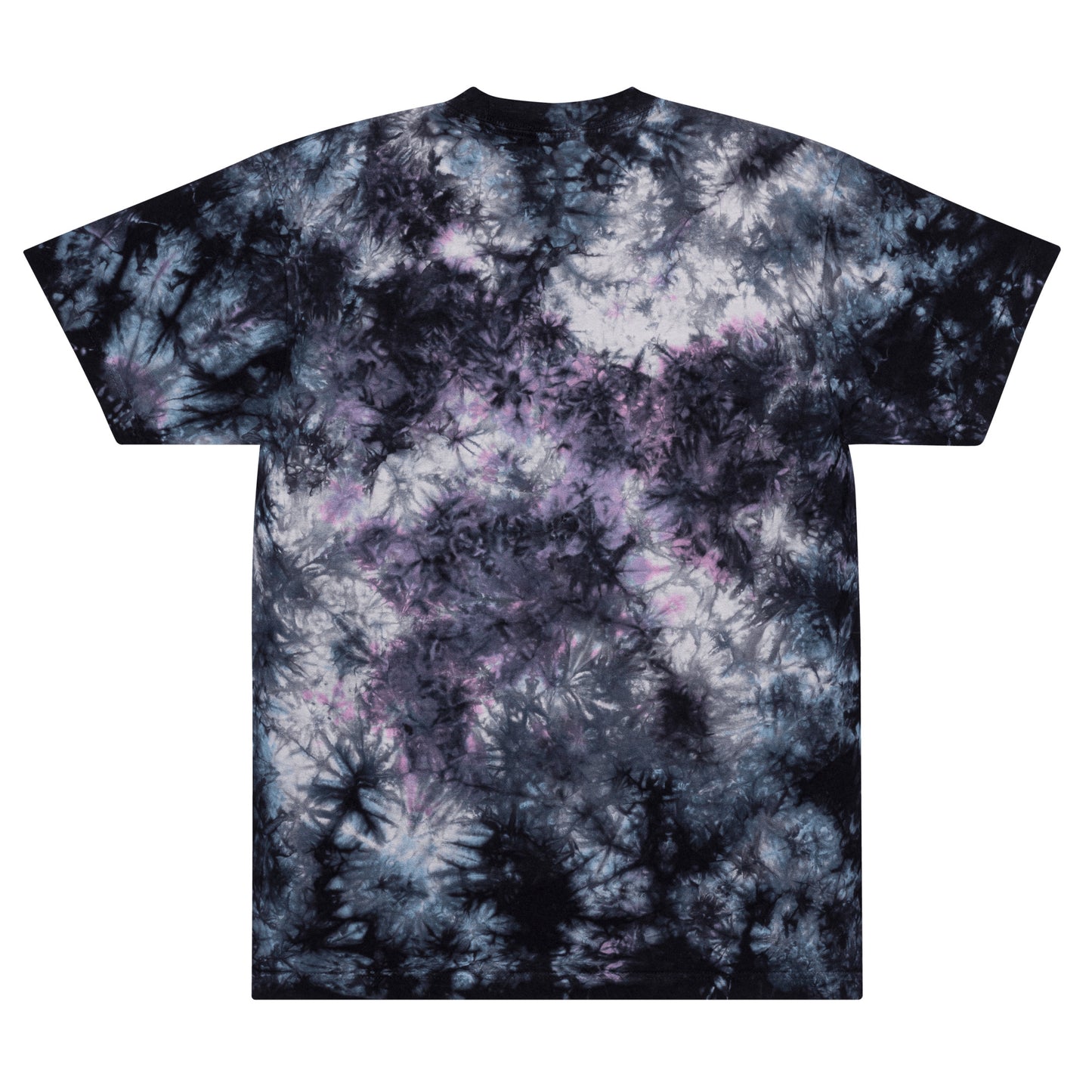 Men's Oversized Conspicuous Budz Embroidered Tie-dye T-shirt