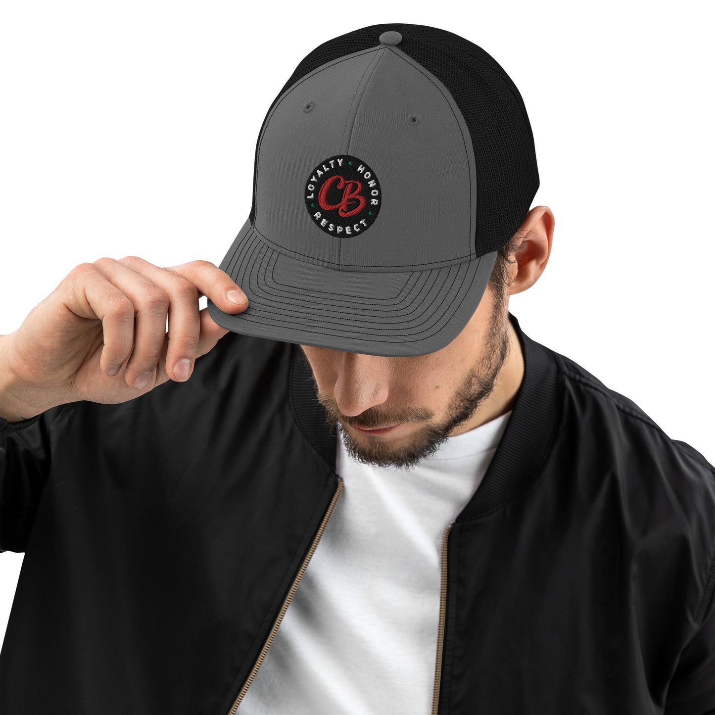 CB EmbroideredTrucker Cap