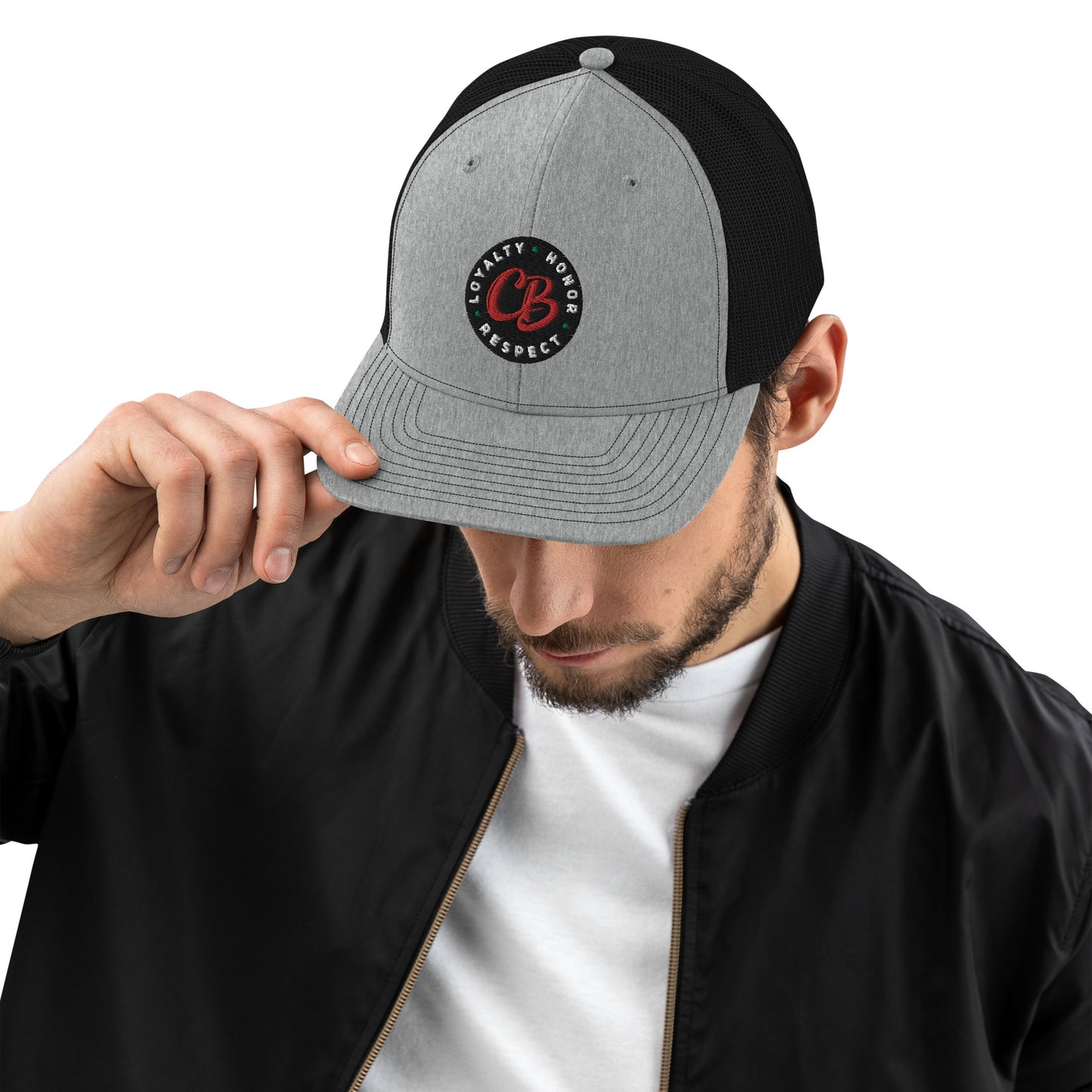 CB EmbroideredTrucker Cap