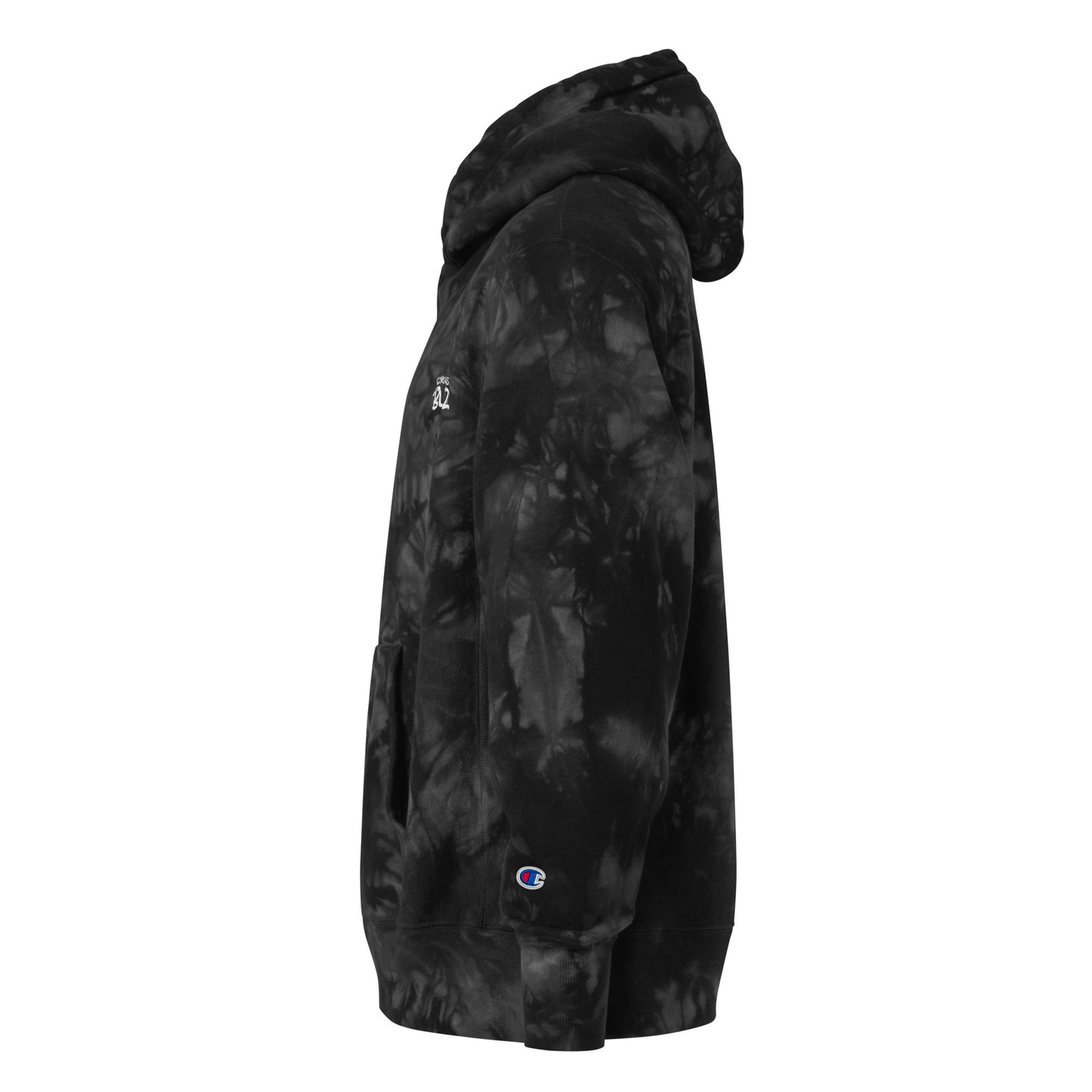 Men's Embroidered Conspicuous Budz Tie-dye Hoodie