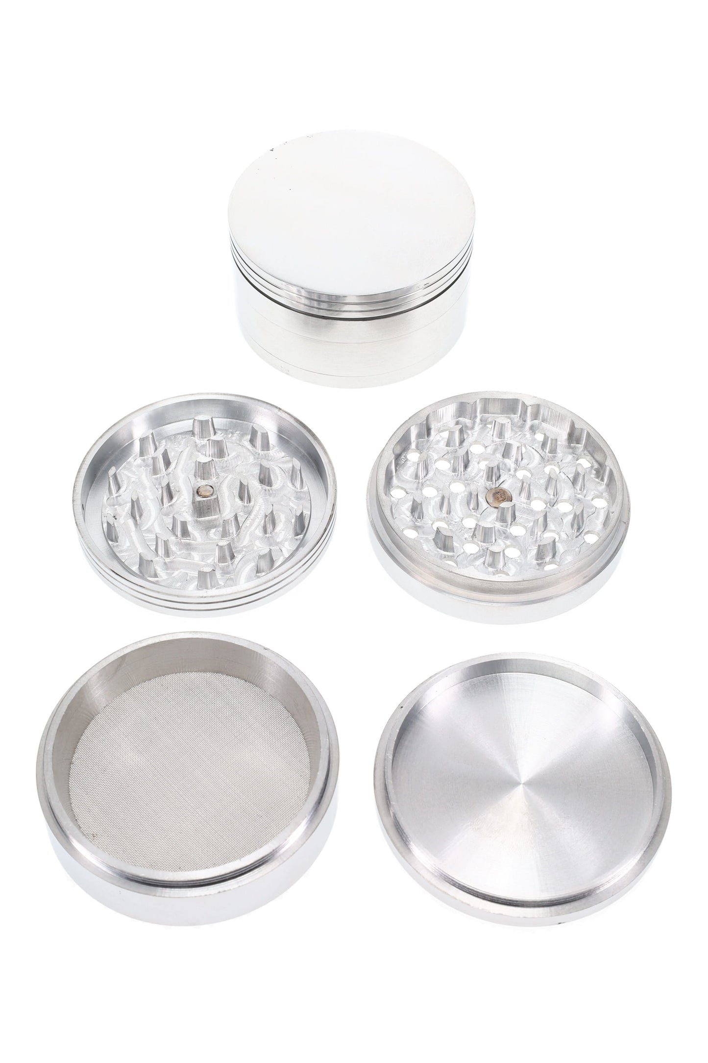 3¼″ 4-Part Metal Herb Grinder “Orbital Mill”
