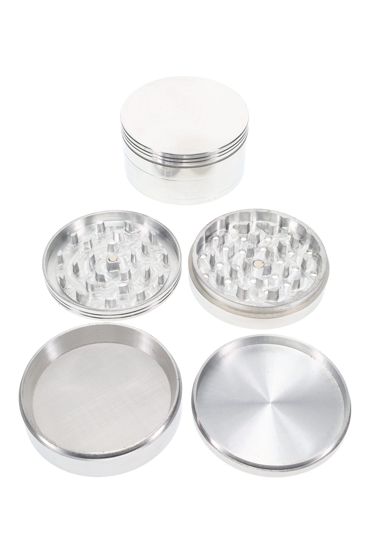 4" 4-Part Metal Herb Grinder “Mega Mill”