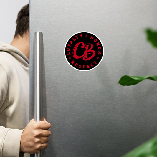 Red/Black CB Magnet