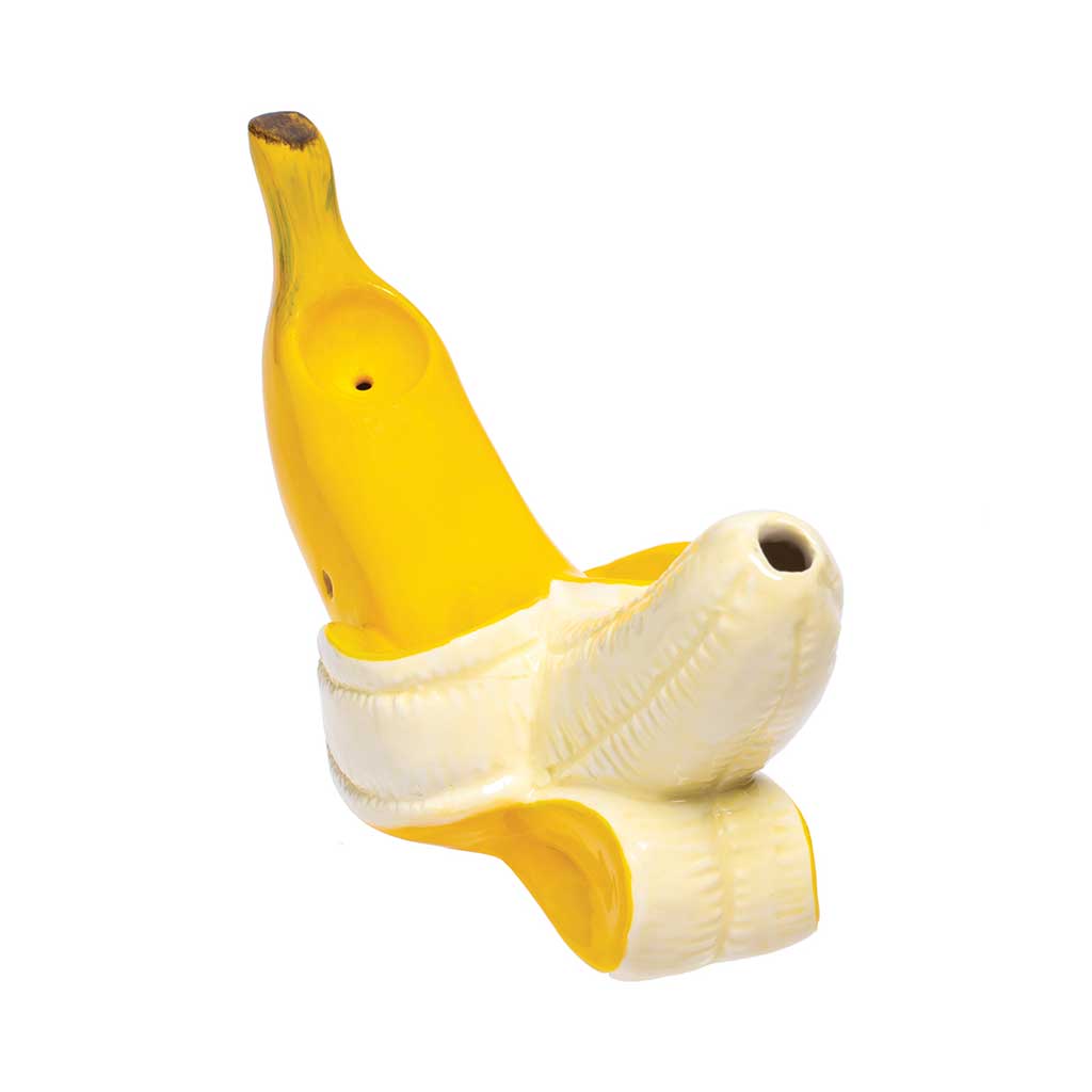 LARGE BANANA CERAMIC PIPE