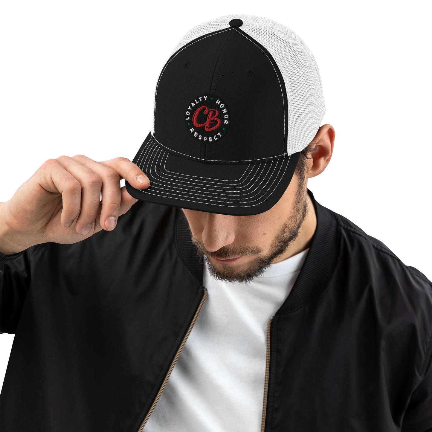 CB EmbroideredTrucker Cap